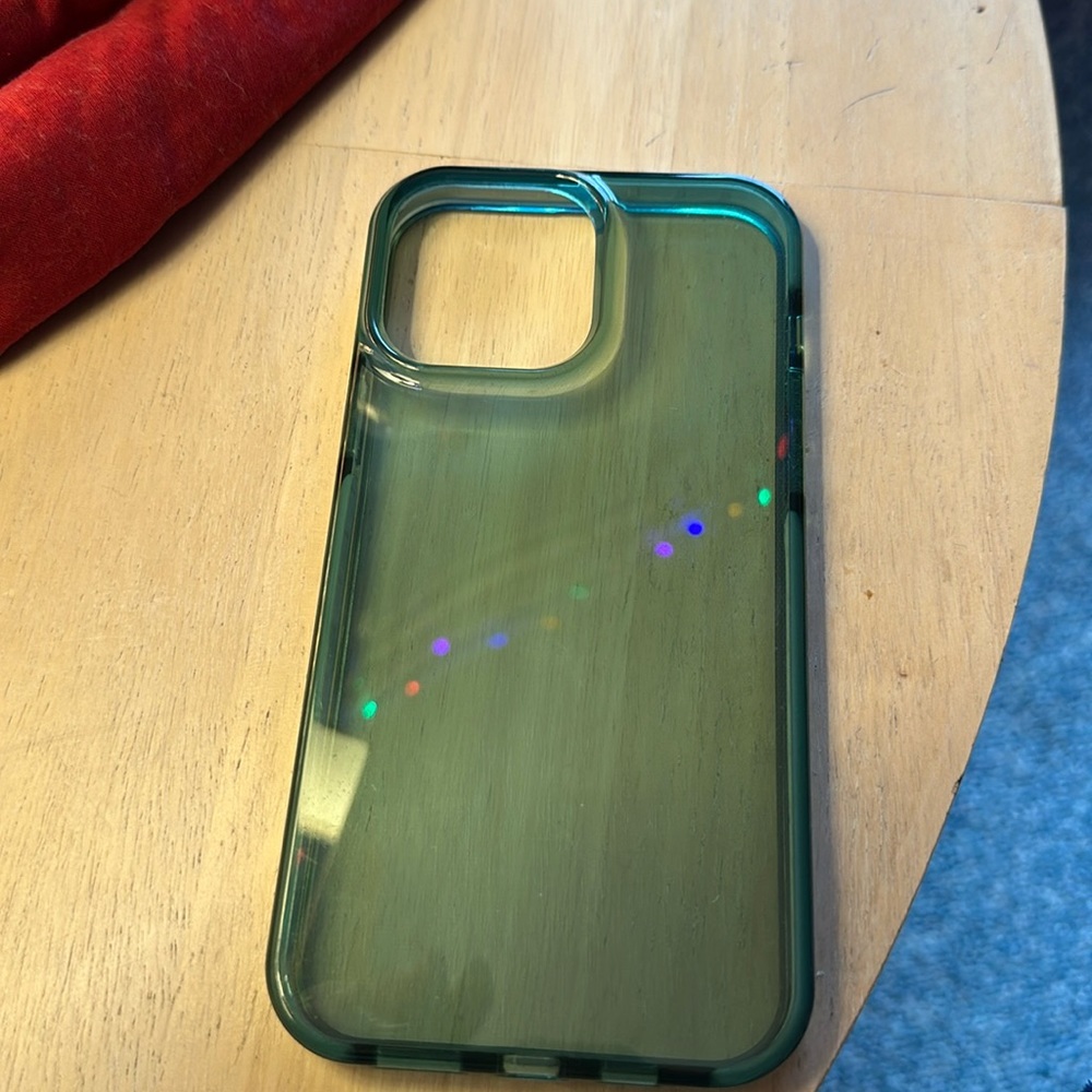 Blue Silicone iPhone 13 Pro Max Case